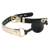 Smooth silicone ball gag delivers effective restraint with unparalleled comfort. Bondage Gags and Bits